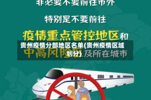 贵州疫情分部地区名单(贵州疫情区域划分)