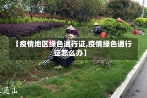 【疫情地区绿色通行证,疫情绿色通行证怎么办】