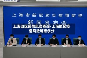 上海地区疫情风险查询/上海地区疫情风险等级划分