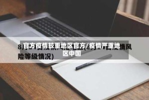 官方疫情较重地区官方/疫情严重地区中国