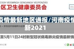 河南疫情最新地区通报/河南疫情最新2021