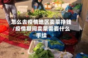 怎么去疫情地区卖菜挣钱/疫情期间卖菜需要什么手续