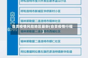 自贡疫情风险地区最新(自贡疫情行程)