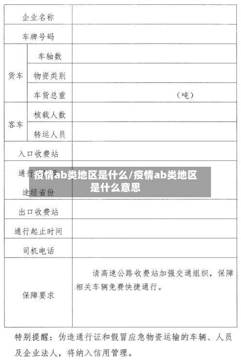 疫情ab类地区是什么/疫情ab类地区是什么意思-第1张图片