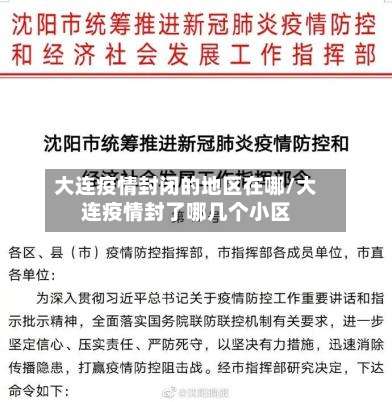 大连疫情封闭的地区在哪/大连疫情封了哪几个小区-第1张图片