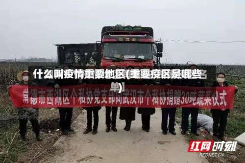 什么叫疫情重要地区(重要疫区是哪些)-第1张图片