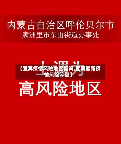 【宜宾疫情风险地区查询,宜宾最新疫情风险等级】-第1张图片