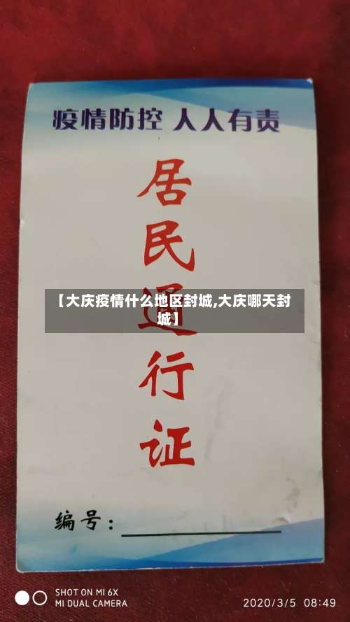 【大庆疫情什么地区封城,大庆哪天封城】-第1张图片