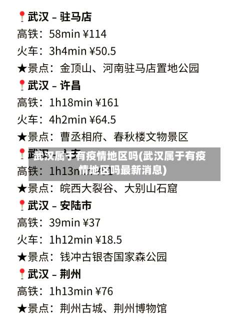 武汉属于有疫情地区吗(武汉属于有疫情地区吗最新消息)-第2张图片