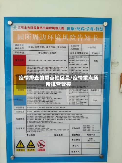 疫情排查的重点地区是/疫情重点场所排查管控-第1张图片