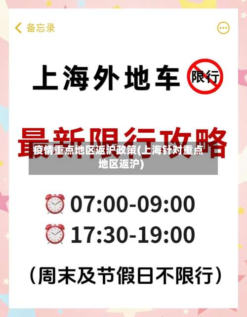 疫情重点地区返沪政策(上海针对重点地区返沪)-第2张图片